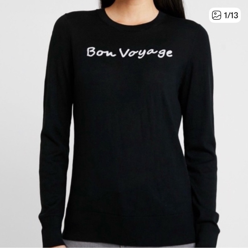 BANANA REPUBLIC SILK COTTON BON VOYAGE SWEATER - Excellent Condition.